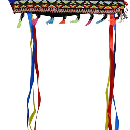 Indianentooi Gekleurd Veren van Fiestas Guirca koop je bij Partywinkel