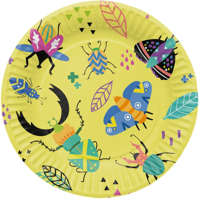 Insecten Borden 23cm 8st van Folat koop je bij Partywinkel