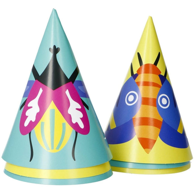 Insecten Feesthoedjes 6st van Folat koop je bij Partywinkel