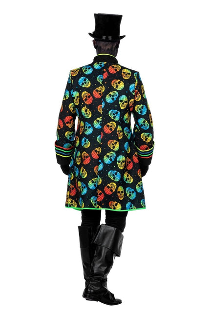 Jas neon skull - Partywinkel - 8720059074365