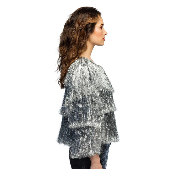 Jasje Festival flare zilver (M/L) van Boland koop je bij Partywinkel