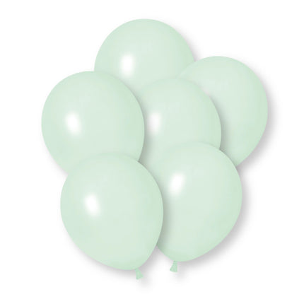 Pastelowo-zielone balony 30 cm, 50 szt.