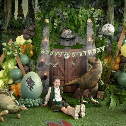Jurassic World folieballon Dinosaurus - ei, 48x64 cm, mix van Partydeco koop je bij Partywinkel