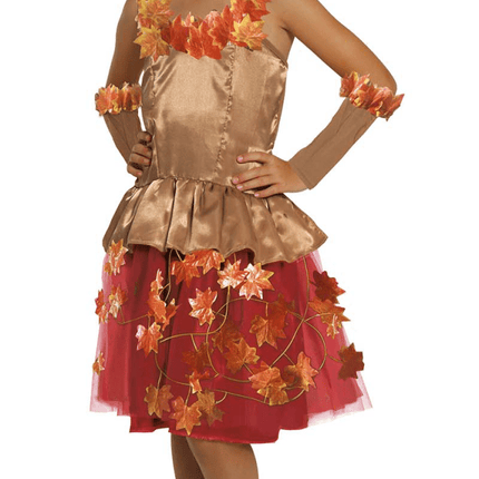 Jurk Bladeren Kind Bruin van Fiestas Guirca koop je bij Partywinkel