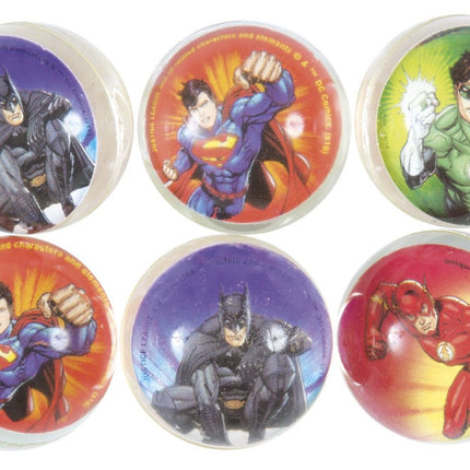 Justice League Stuiterballen 3cm 6st van Unique koop je bij Partywinkel