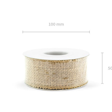 Jute Lint 5m van Partydeco koop je bij Partywinkel