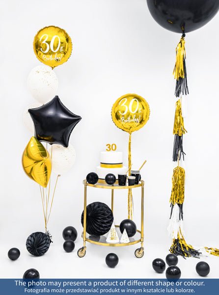 Kaars 5 Jaar Goud 7cm van Partydeco koop je bij Partywinkel