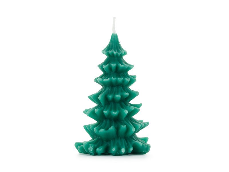 Kaars Kerstboom 10cm van Partydeco koop je bij Partywinkel