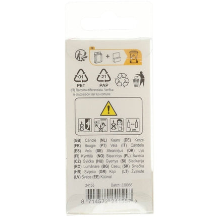 Kaars Simply Chique Gold Cijfer 5 van Folat koop je bij Partywinkel