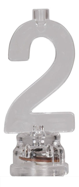 Kaarsenhouder 2 Jaar Led 13cm van Fiestas Guirca koop je bij Partywinkel