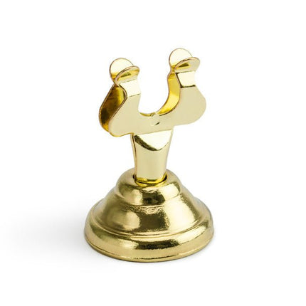 Kaarthouder Goud 4cm van Partydeco koop je bij Partywinkel
