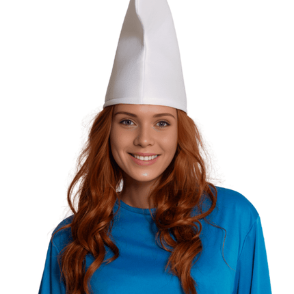 Kabouter Muts Wit van Partychimp koop je bij Partywinkel