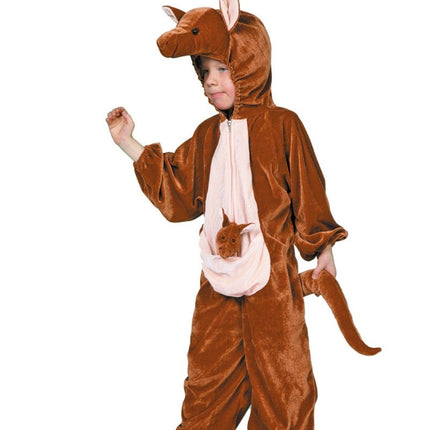 Kangaroe Onesie Kind Kangaroe van Wilbers & Wilbers koop je bij Partywinkel