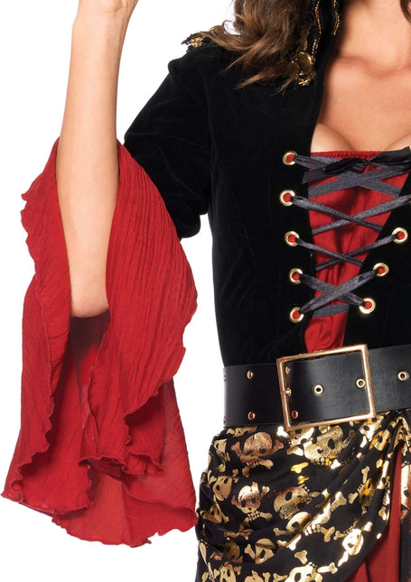 Kapitein Jurk Dames Leg Avenue - Partywinkel - 714718496023