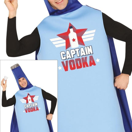 Kapitein Kostuum Vodka - Partywinkel - 8434077860175