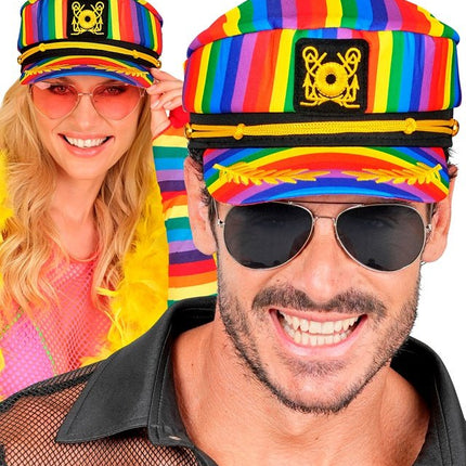 Kapiteinspet Regenboog van Widmann koop je bij Partywinkel