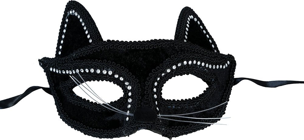 Kat Oogmasker Zwart Volwassen van Fiestas Guirca koop je bij Partywinkel