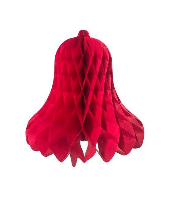 Kerstklok 50 cm - Rood van Paper Dreams koop je bij Partywinkel