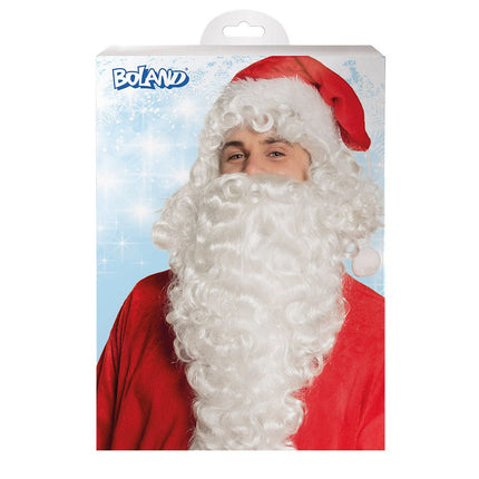 Kerstman Baard En Pruik Wit van Boland koop je bij Partywinkel