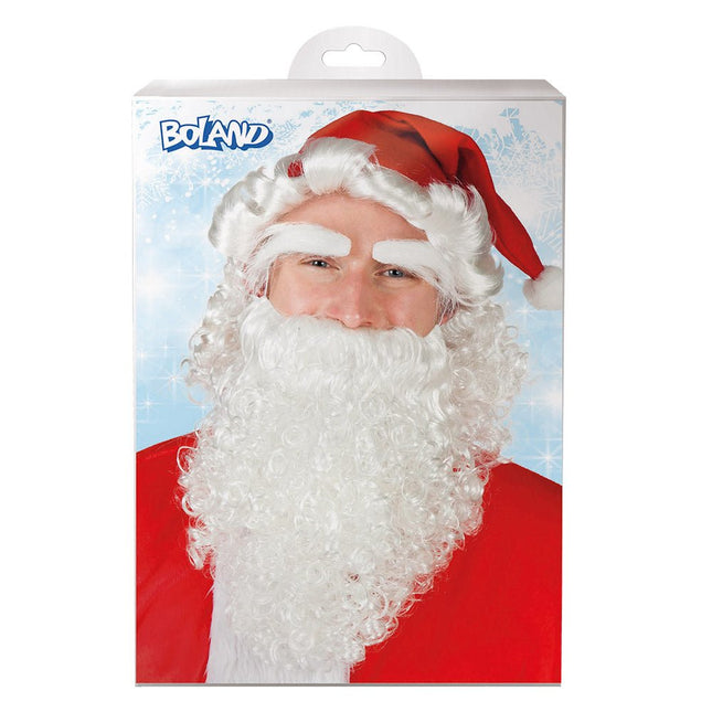 Kerstman Baard Set Deluxe - Partywinkel - 8712026134158