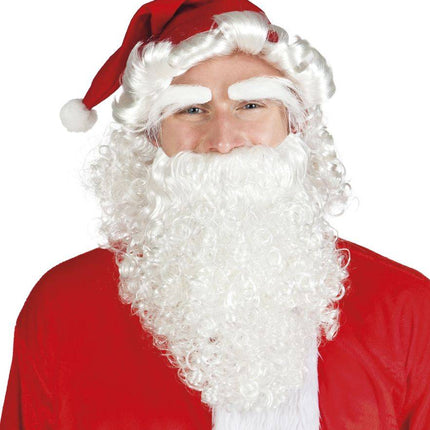 Kerstman Baard Set Deluxe - Partywinkel - 8712026134158