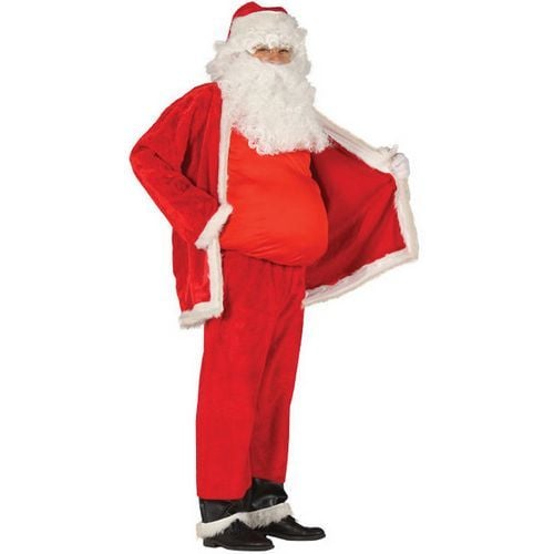 Kerstman Buik Opblaasbaar van Smiffys koop je bij Partywinkel