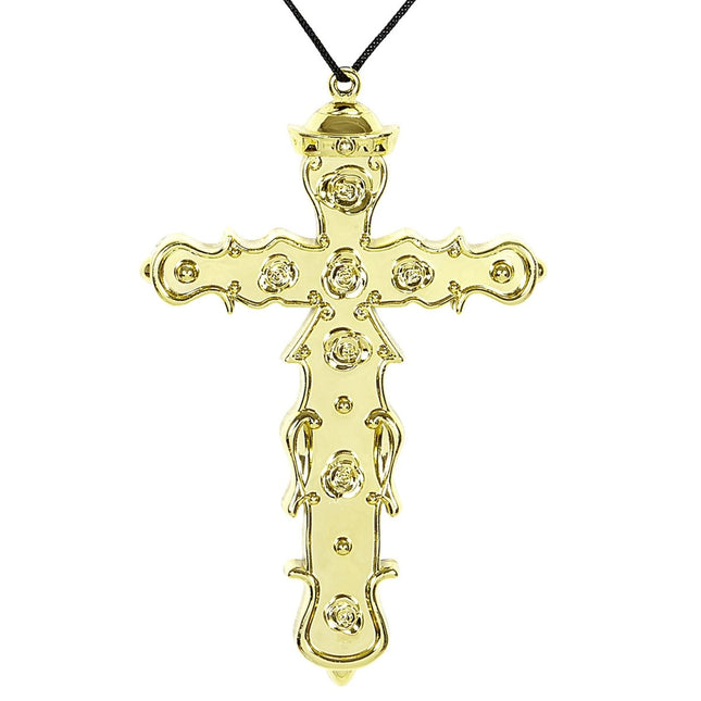 Ketting Kruis Goud van Widmann koop je bij Partywinkel