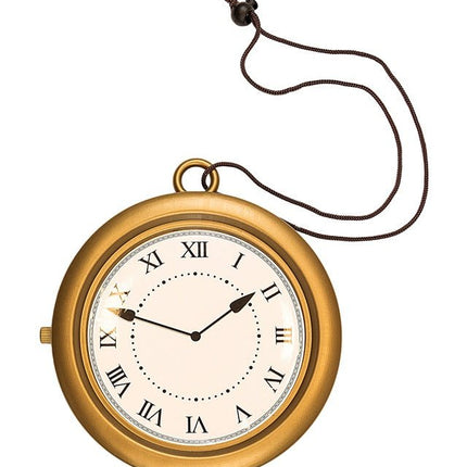 Ketting Met Grote Klok 20 cm van Widmann koop je bij Partywinkel