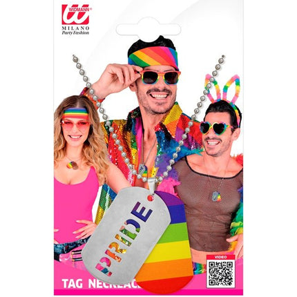 Ketting Pride Tag van Widmann koop je bij Partywinkel