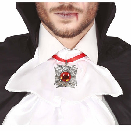 Ketting Robijn Medaillon van Fiestas Guirca koop je bij Partywinkel