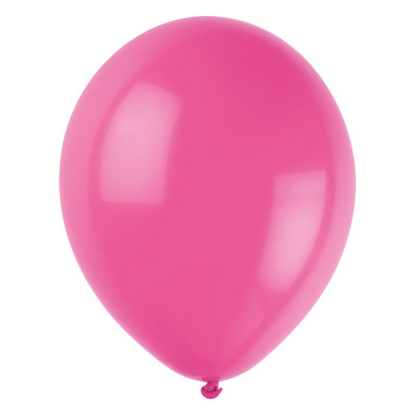 Balony w kolorze malinowo-różowym, 30 cm, 50 szt.