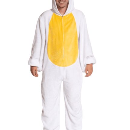 Kip Onesie Wit van PartyXclusive koop je bij Partywinkel
