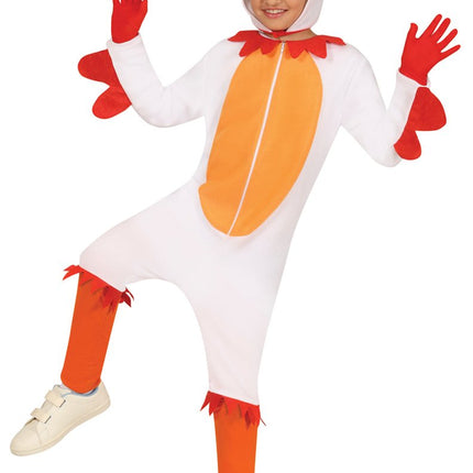 Kip Onesie Wit Kind - Partywinkel - 8434077785652