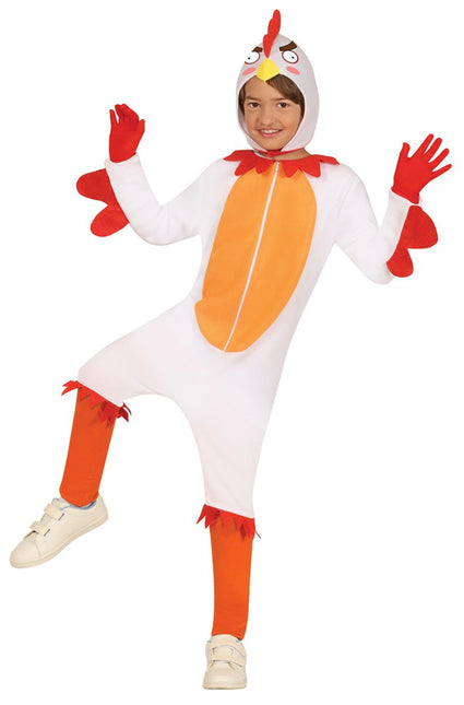 Kip Onesie Wit Kind - Partywinkel - 8434077785652