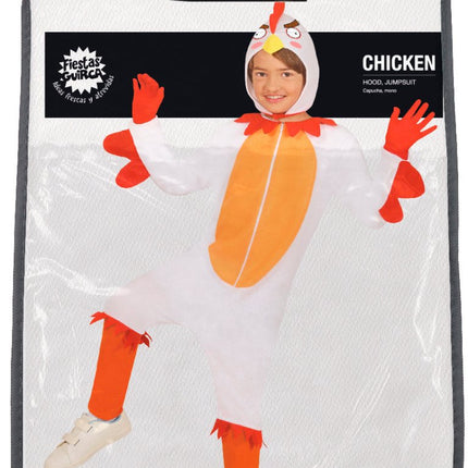 Kip Onesie Wit Kind - Partywinkel - 8434077785652
