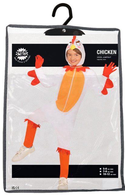 Kip Onesie Wit Kind - Partywinkel - 8434077785652