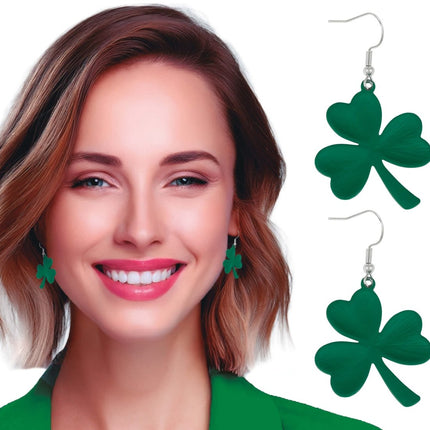 Klaver Oorbellen st. Patrick van Fiestas Guirca koop je bij Partywinkel