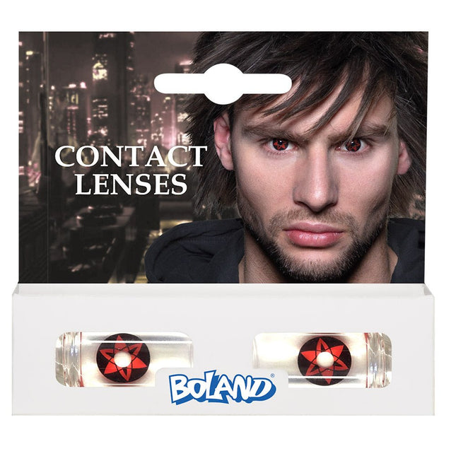 Kleurlenzen Manga Rood Ster van Boland koop je bij Partywinkel