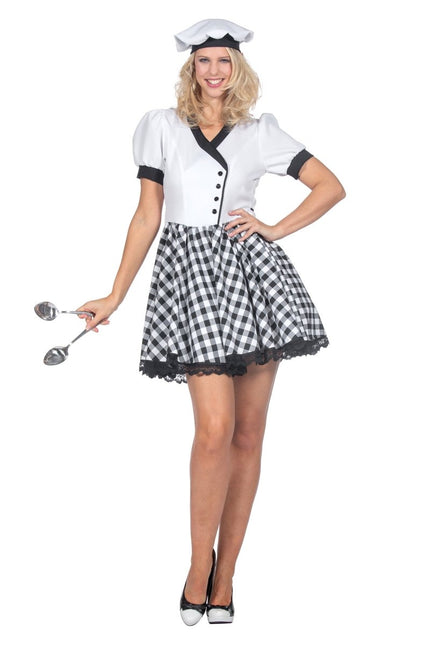 Kok kostuum dames - Partywinkel - 8720059068067