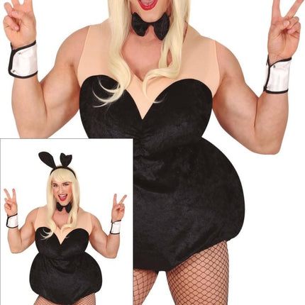 Konijnenpak Heren Fatty Bunny - Partywinkel - 8434077862810