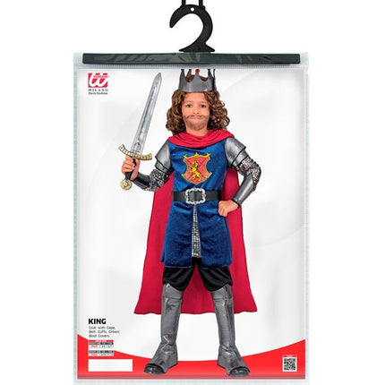 Koning Kostuum Blauw Rood van Widmann koop je bij Partywinkel