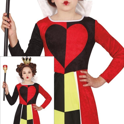 Koningin Jurk Harten - Partywinkel - 8434077784495