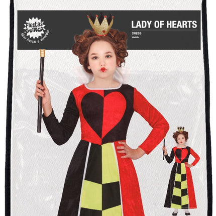 Koningin Jurk Harten - Partywinkel - 8434077784495