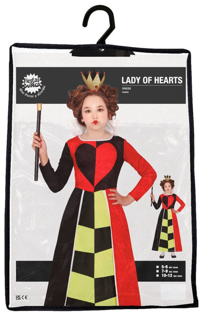 Koningin Jurk Harten - Partywinkel - 8434077784495