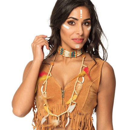 Kostuum Set Indianen 2 delig van Boland koop je bij Partywinkel