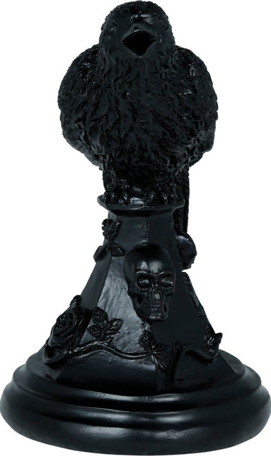 Kraai Kaarsenhouder 16cm van Fiestas Guirca koop je bij Partywinkel