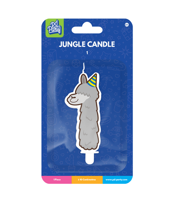 Lama Kaars 1 Jaar Lama van Paper Dreams koop je bij Partywinkel