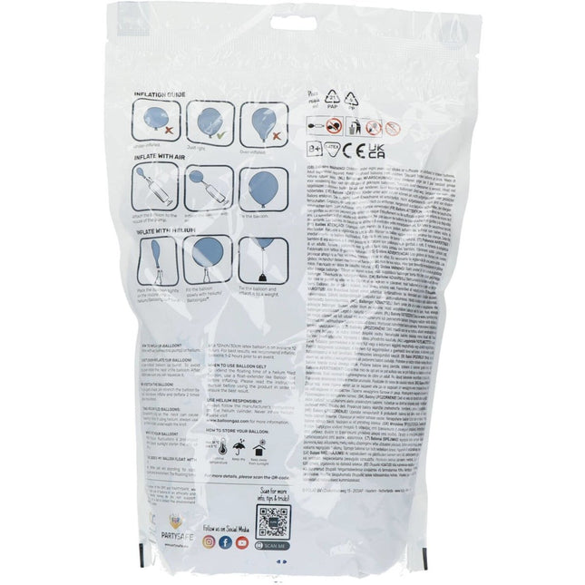 Lavendel Ballonnen Cornflower Blue 33cm 100st van Folat koop je bij Partywinkel