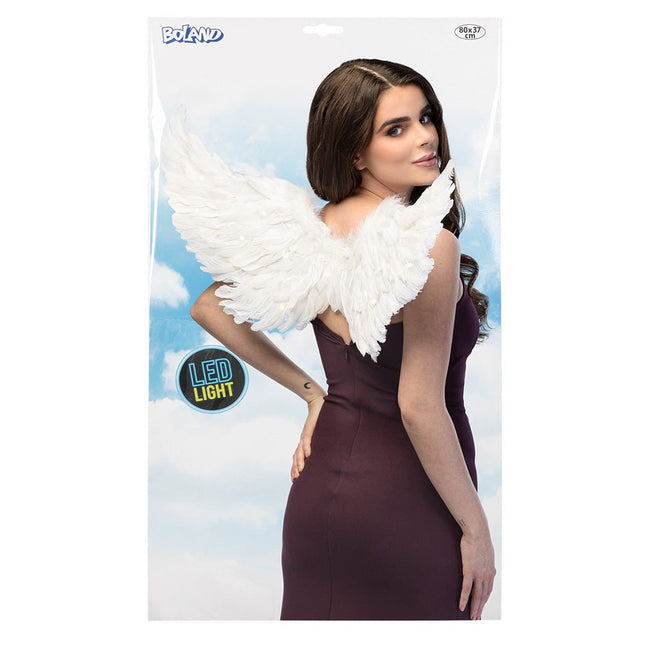 LED engelenvleugels wit van Boland koop je bij Partywinkel