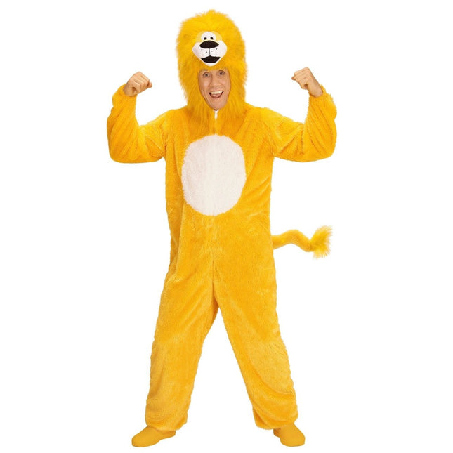 Leeuw Jumpsuit Geel van Widmann koop je bij Partywinkel